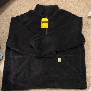 Carhartt Men's Zip Up Black Sweater